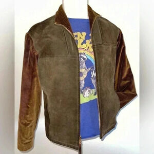 Vintage 1950s McGregor Toro Suede & Corduroy Jacket w/Shearling Lining Men’s 36